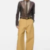 Satin trousers