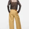 Satin trousers