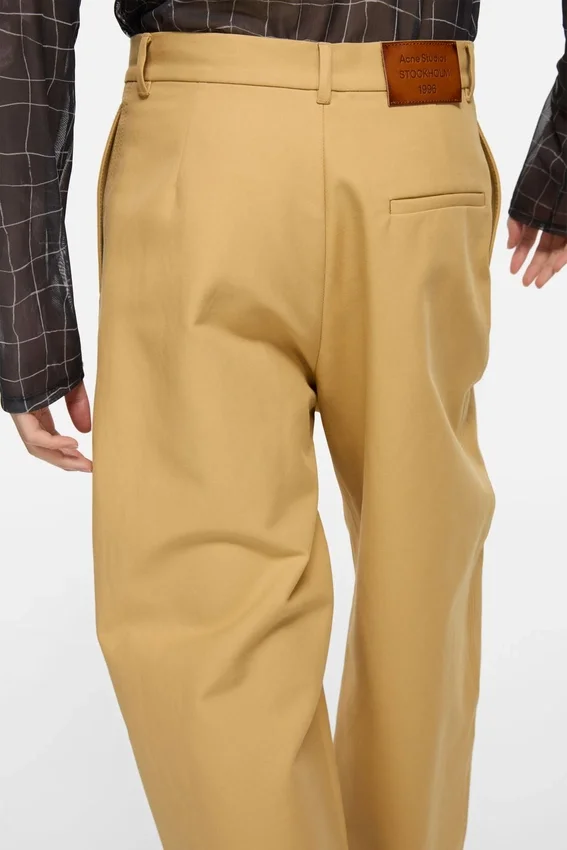 Satin trousers