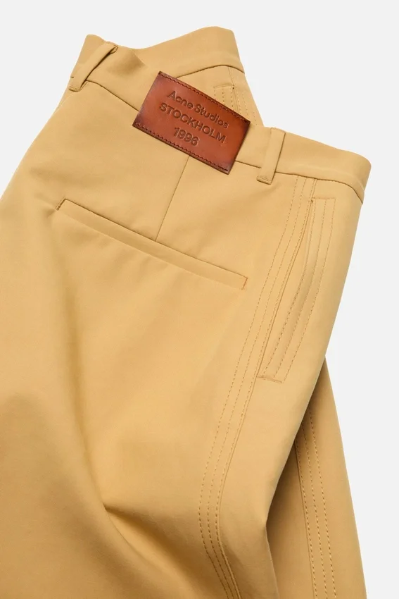 Satin trousers