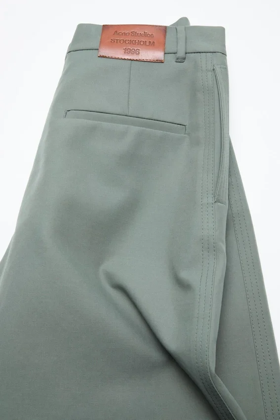 Satin trousers