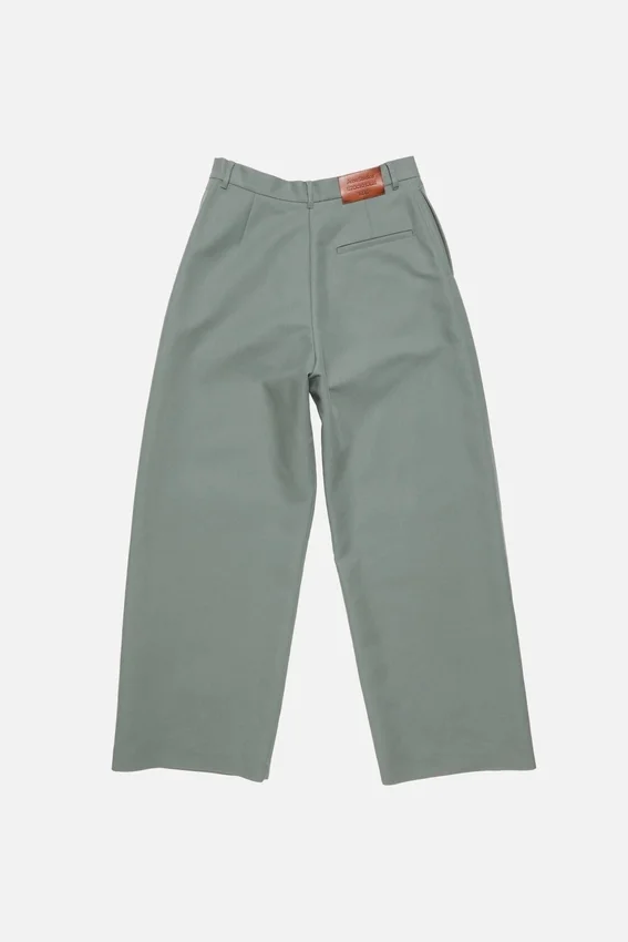 Satin trousers