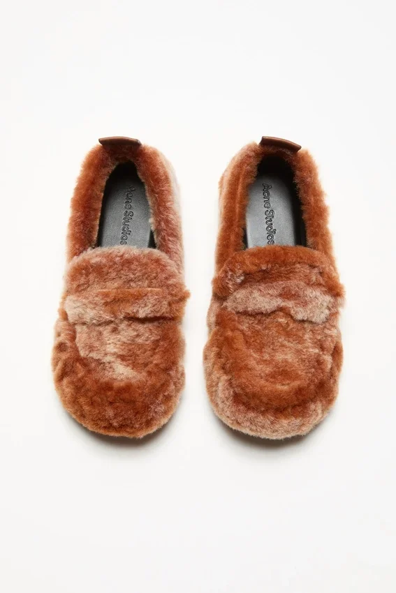 Shearling loafers
