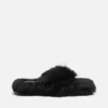 Shearling sandals