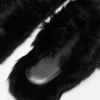 Shearling sandals