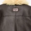 Shearling shirt jacket