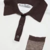 Sheer polo knit