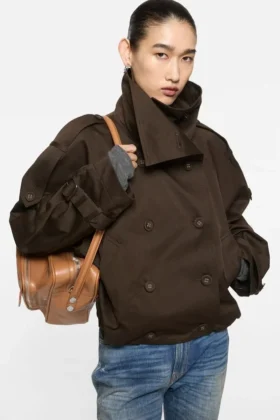 Short trench coat