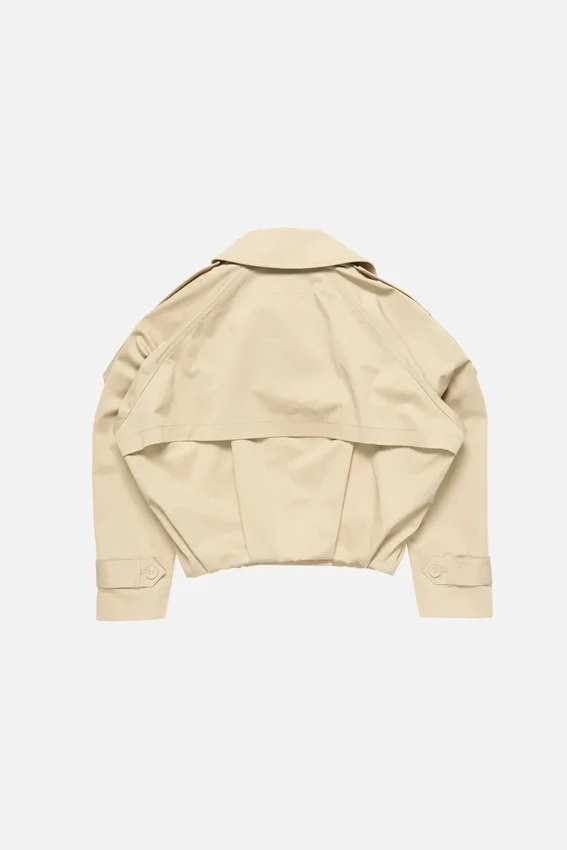 Short trench coat
