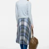 Silk cardigan with bow