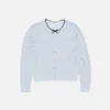 Silk cardigan with bow