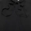 Silk dress with bow