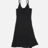 Silk dress with bow