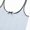 Silk knit tank top