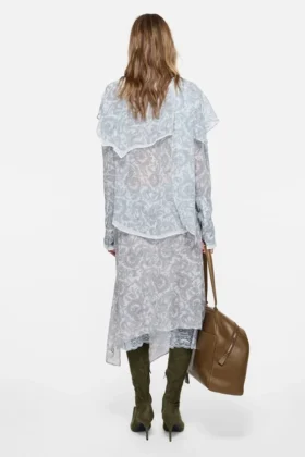 Silk paisley blouse