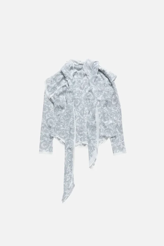 Silk paisley blouse