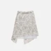 Silk paisley skirt