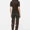 Silk polo knit