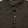 Silk polo knit