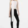 Silk sleeveless blouse