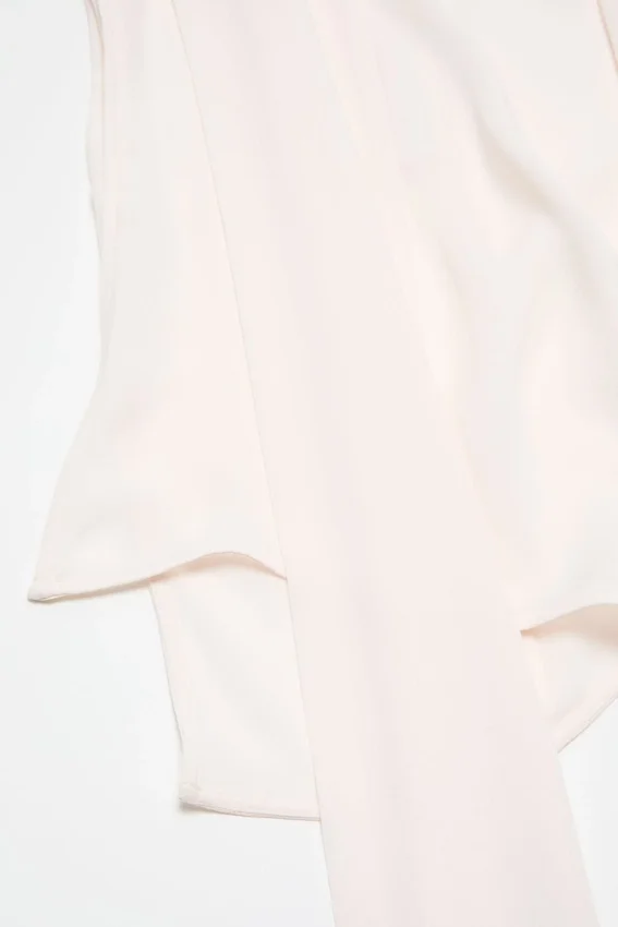 Silk sleeveless blouse