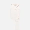 Silk sleeveless blouse