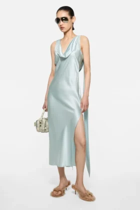 Silk tunic dress
