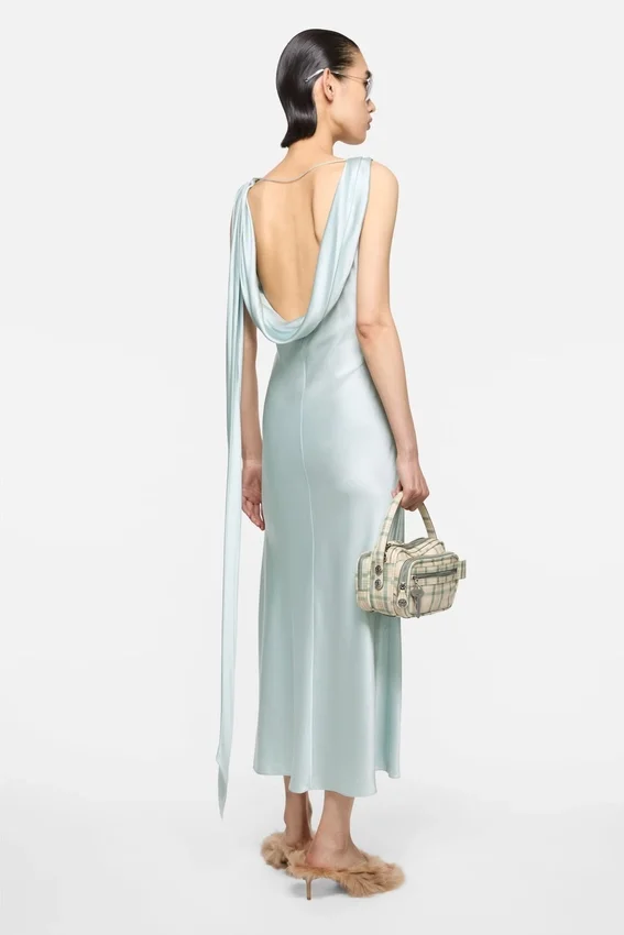 Silk tunic dress