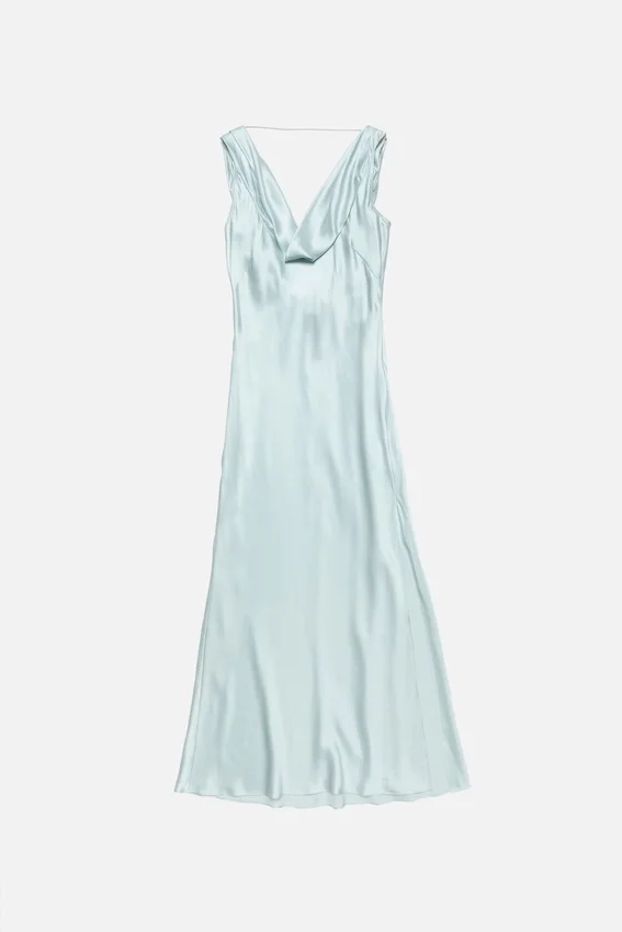 Silk tunic dress