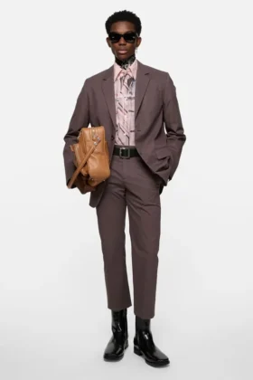 Single-breasted suit jacket