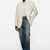 Single-breasted suit jacket