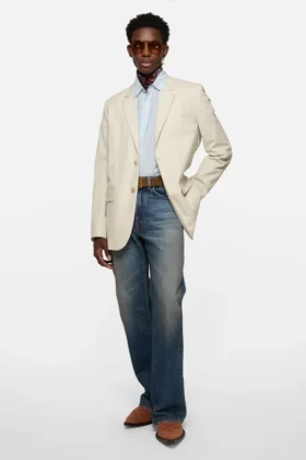 Single-breasted suit jacket