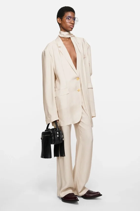 Single-breasted suit jacket