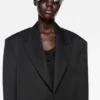 Single-breasted suit jacket