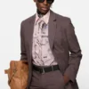 Single-breasted suit jacket