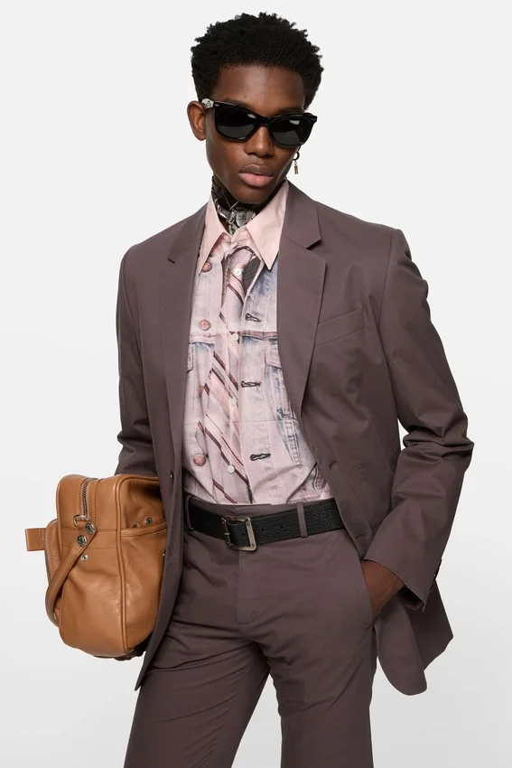 Single-breasted suit jacket