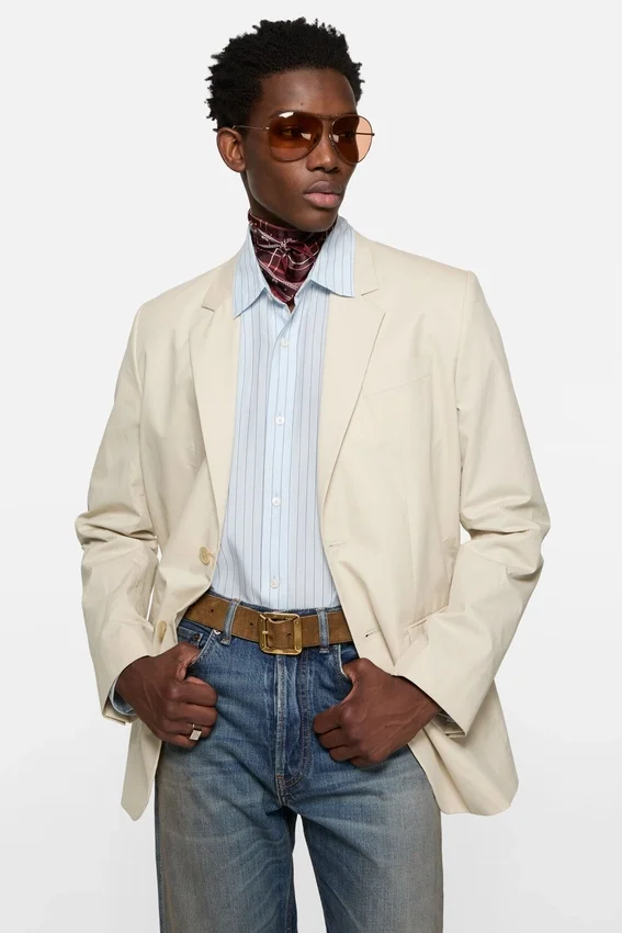 Single-breasted suit jacket