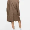 Single-Breasted Wool Coat
