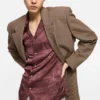Single-Breasted Wool Coat