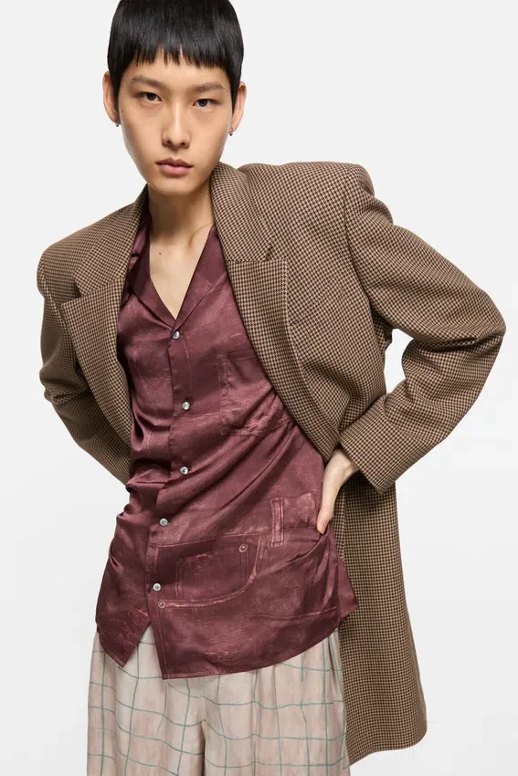 Single-Breasted Wool Coat