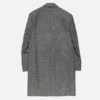 Single-breasted wool overcoat