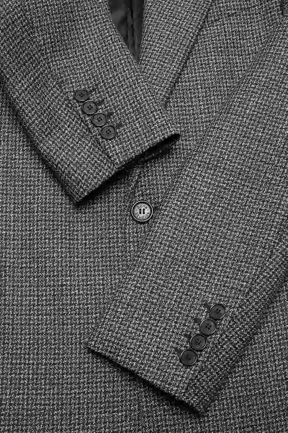 Single-breasted wool overcoat