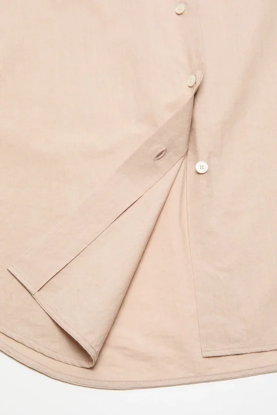 Sleeveless silk blouse