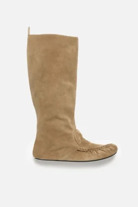 Slouch saddle boots
