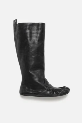Slouch saddle boots