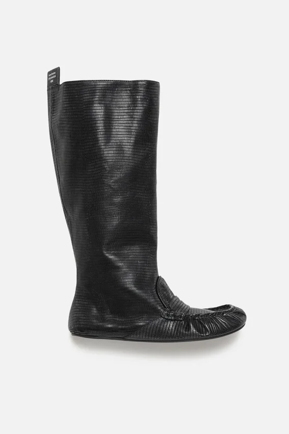 Slouch saddle boots