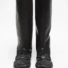 Slouch saddle boots