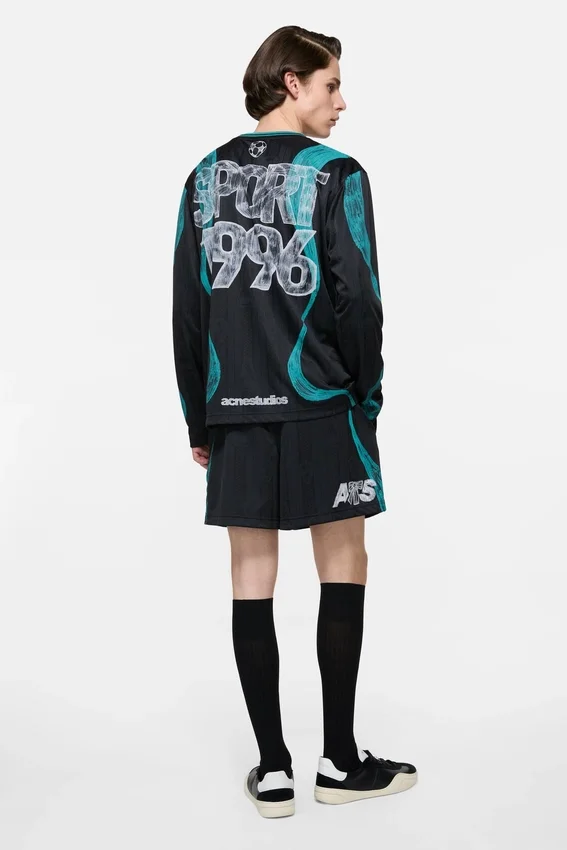 Sports jersey graphic t-shirt