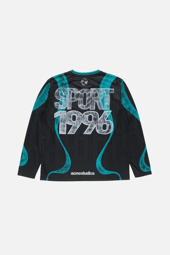 Sports jersey graphic t-shirt