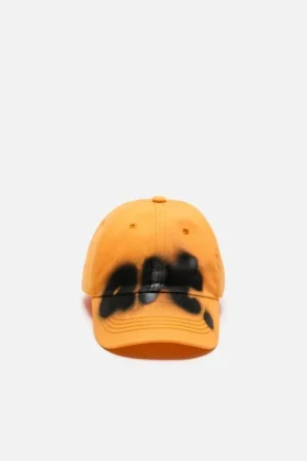 Sprayed graphic cap